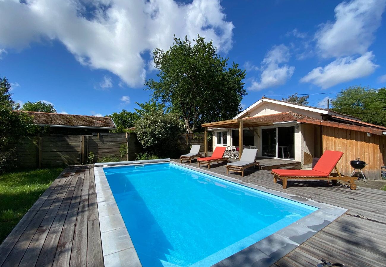 Maison à Andernos-les-Bains - Maison Des Lauriers à Andernos avec piscine chauffée