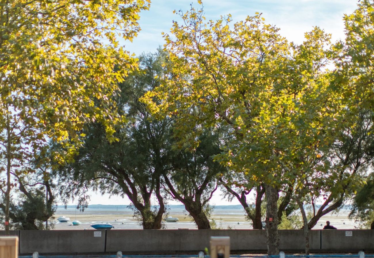 Villa à Andernos-les-Bains - Villa Claire à Andernos - vue bassin avec piscine chauffée